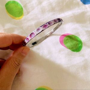 Purple shell bangle